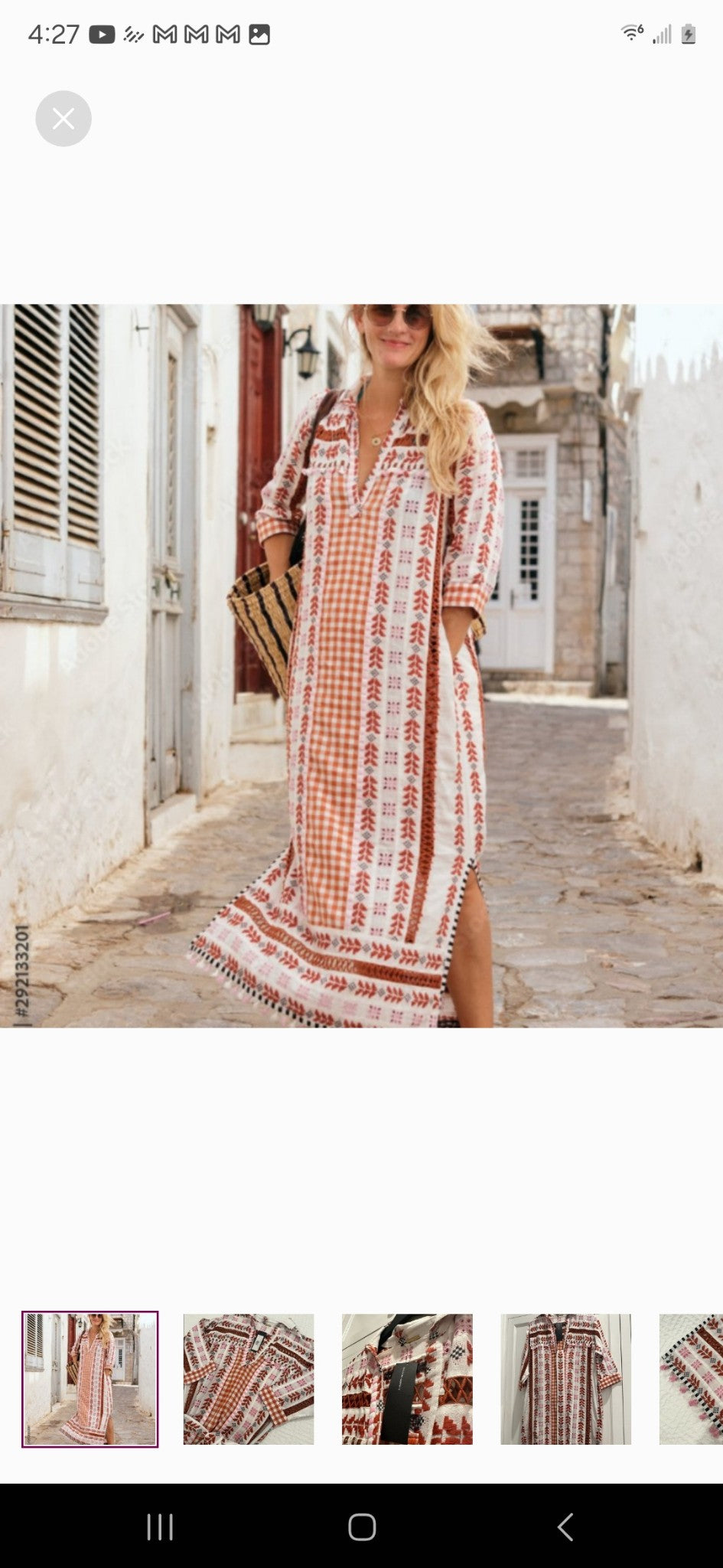 Carmen Kaftan Dress