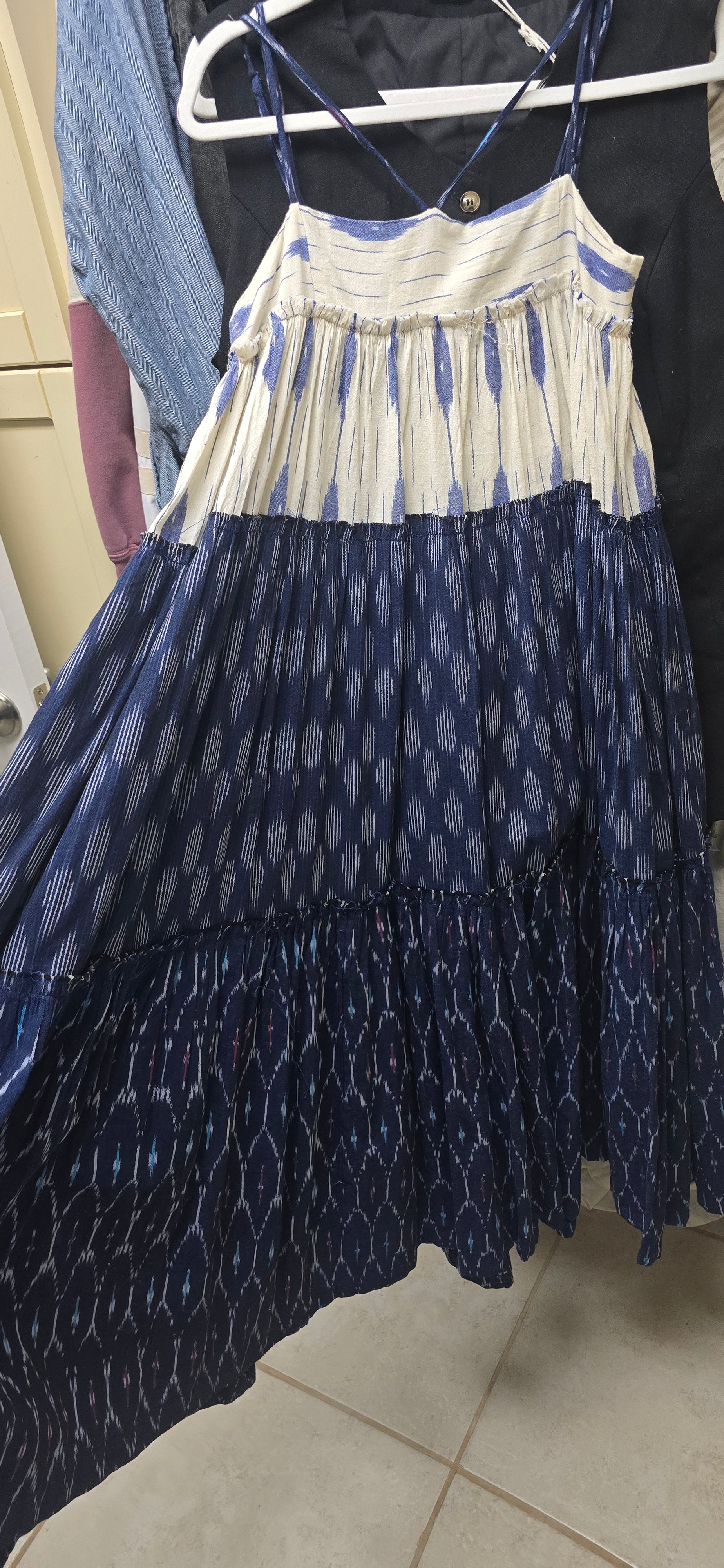 Free people boho batik dress