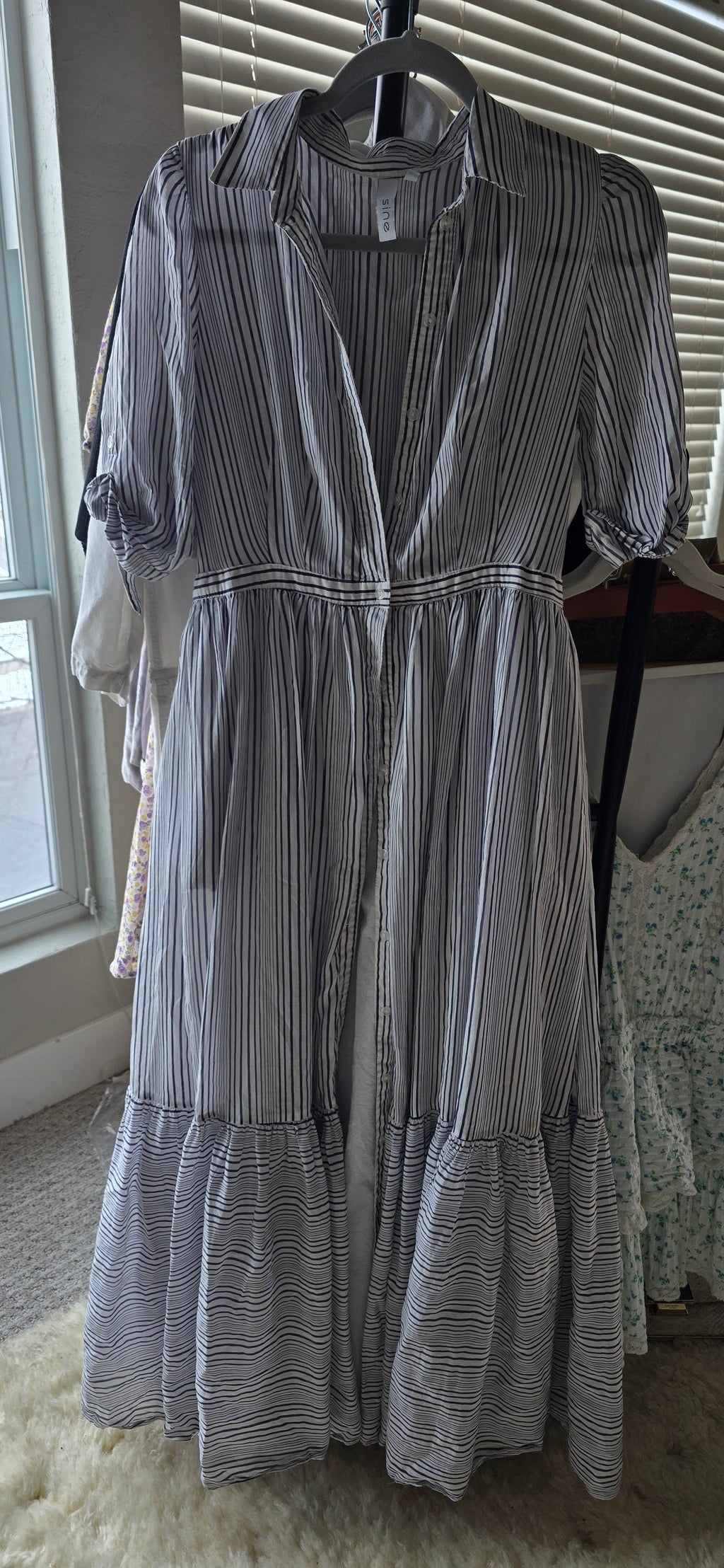 Anthropologie Sand-Skimmer Dress