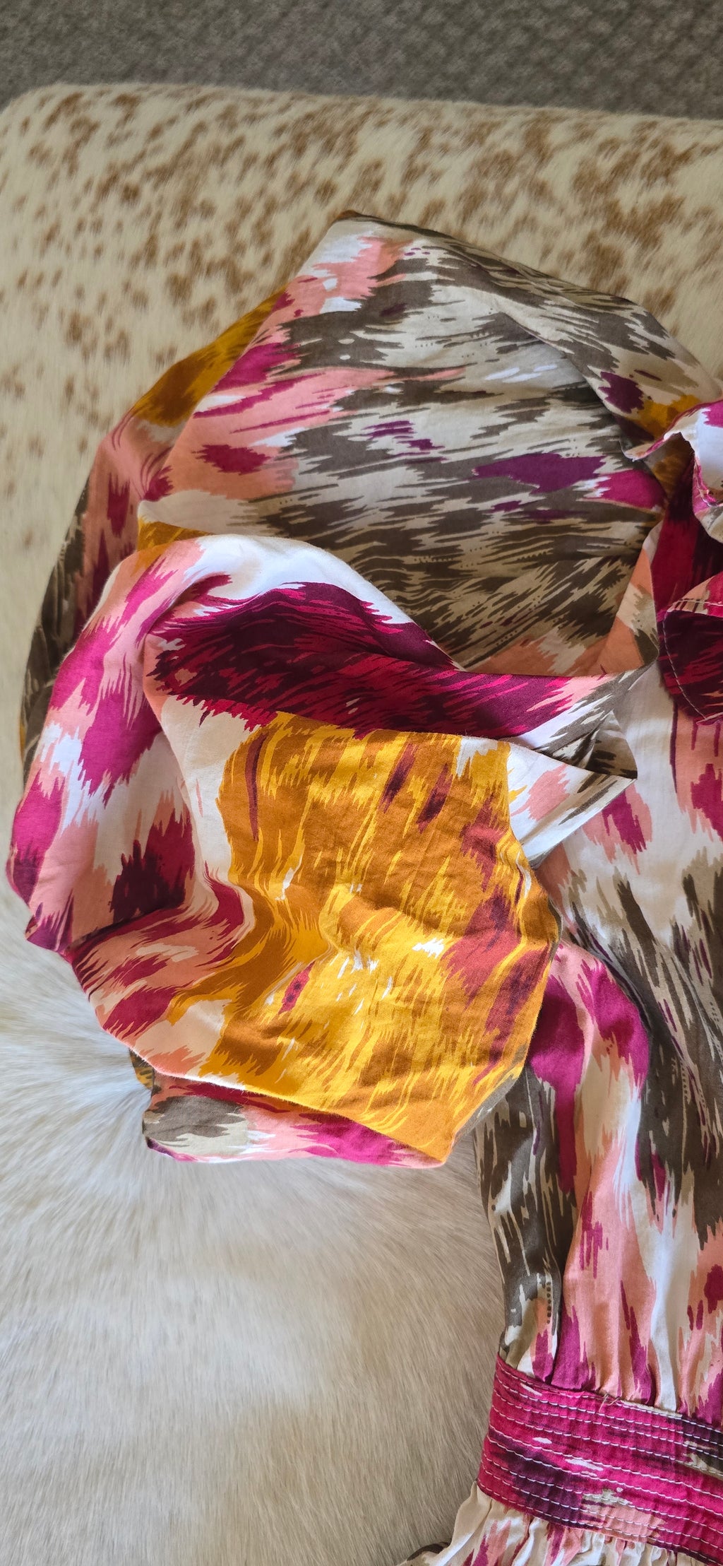 Love the Label Ruffled Wrap Mini