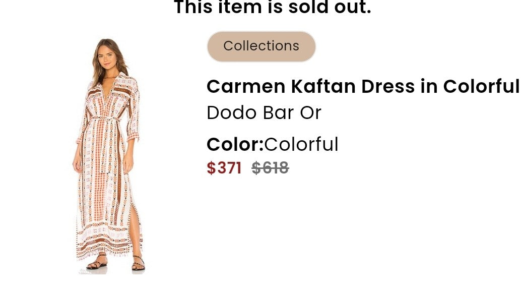 Carmen Kaftan Dress