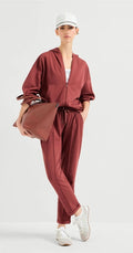 Cucinelli cashmere sweater and pant set