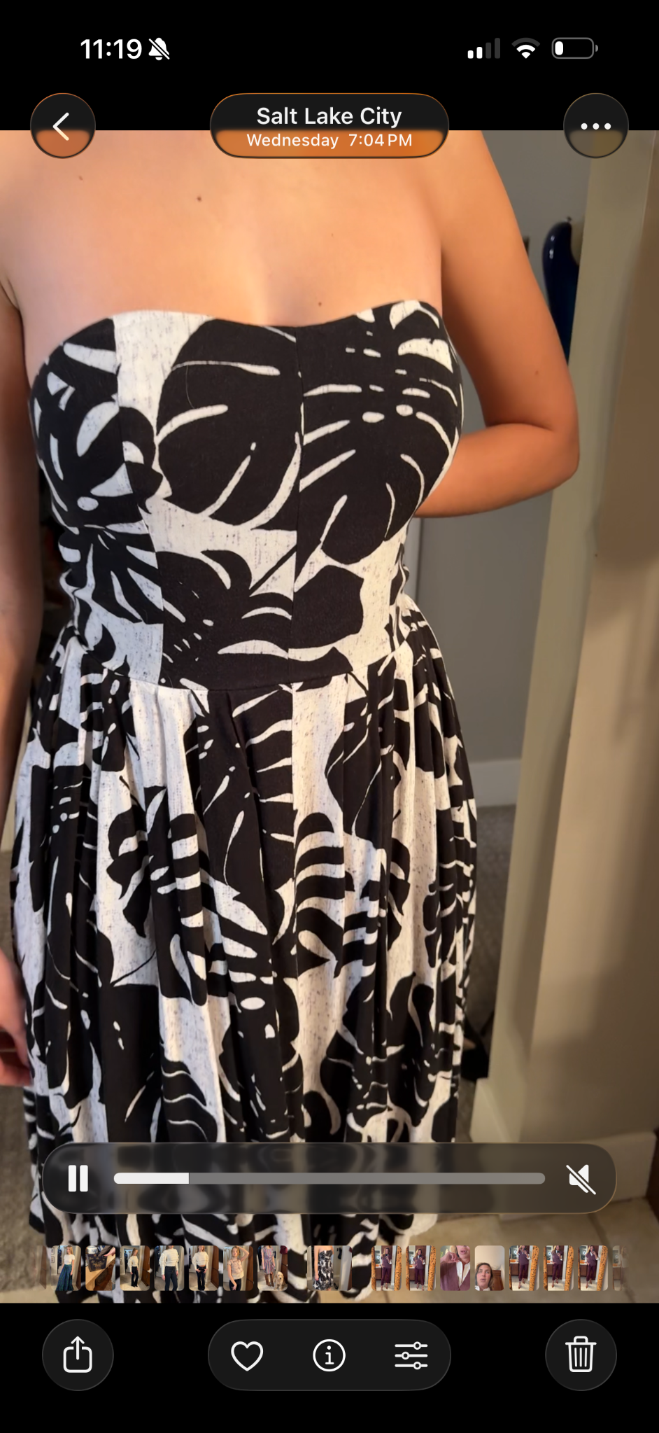 Rachel Roy strapless summer dress