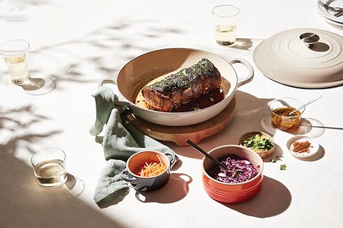 Le Creuset Enameled Cast Iron Signature Braiser, 5 qt. , Meringue