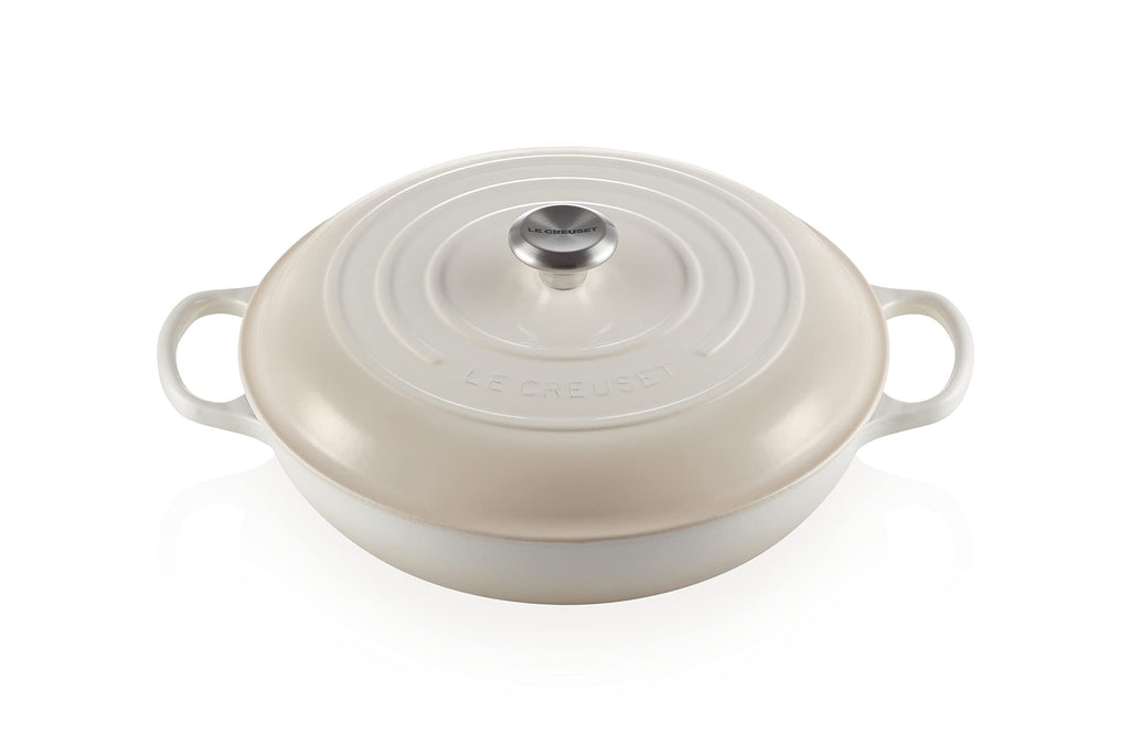 Le Creuset Enameled Cast Iron Signature Braiser, 5 qt. , Meringue
