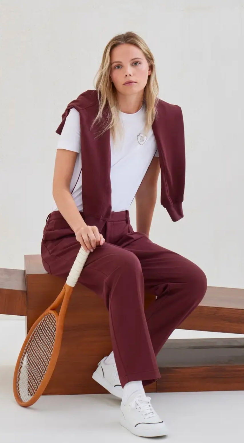 Cucinelli cashmere sweater and pant set