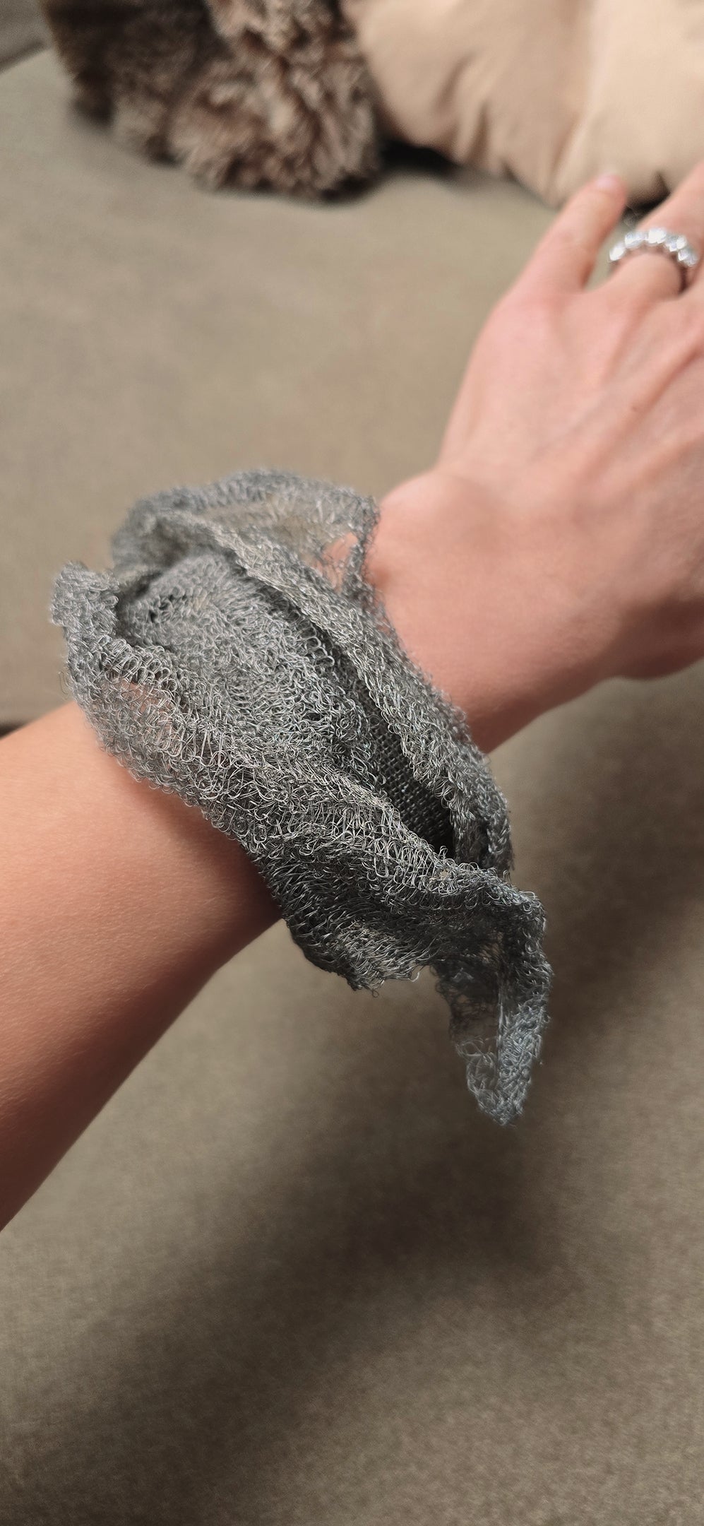 Sarah Cavender mesh bracelet