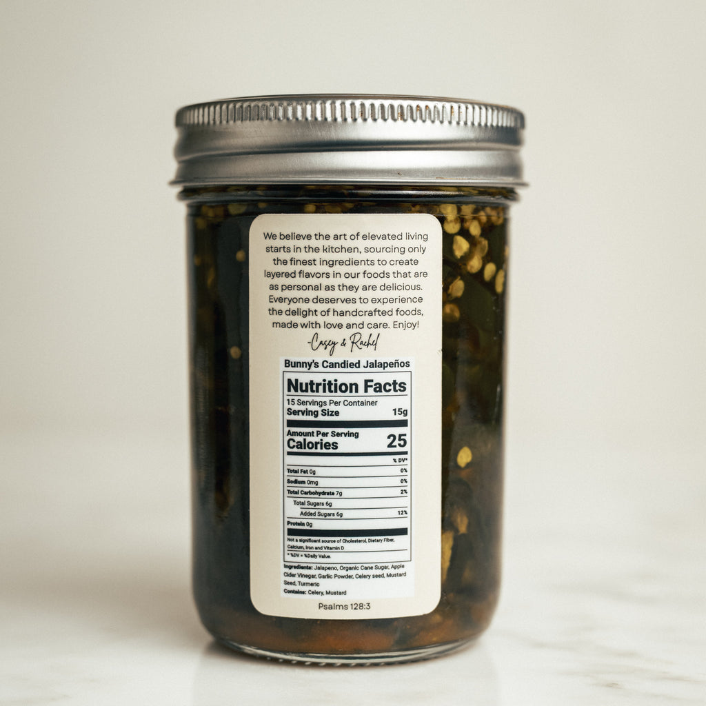 Bunny’s Candied Jalapenos