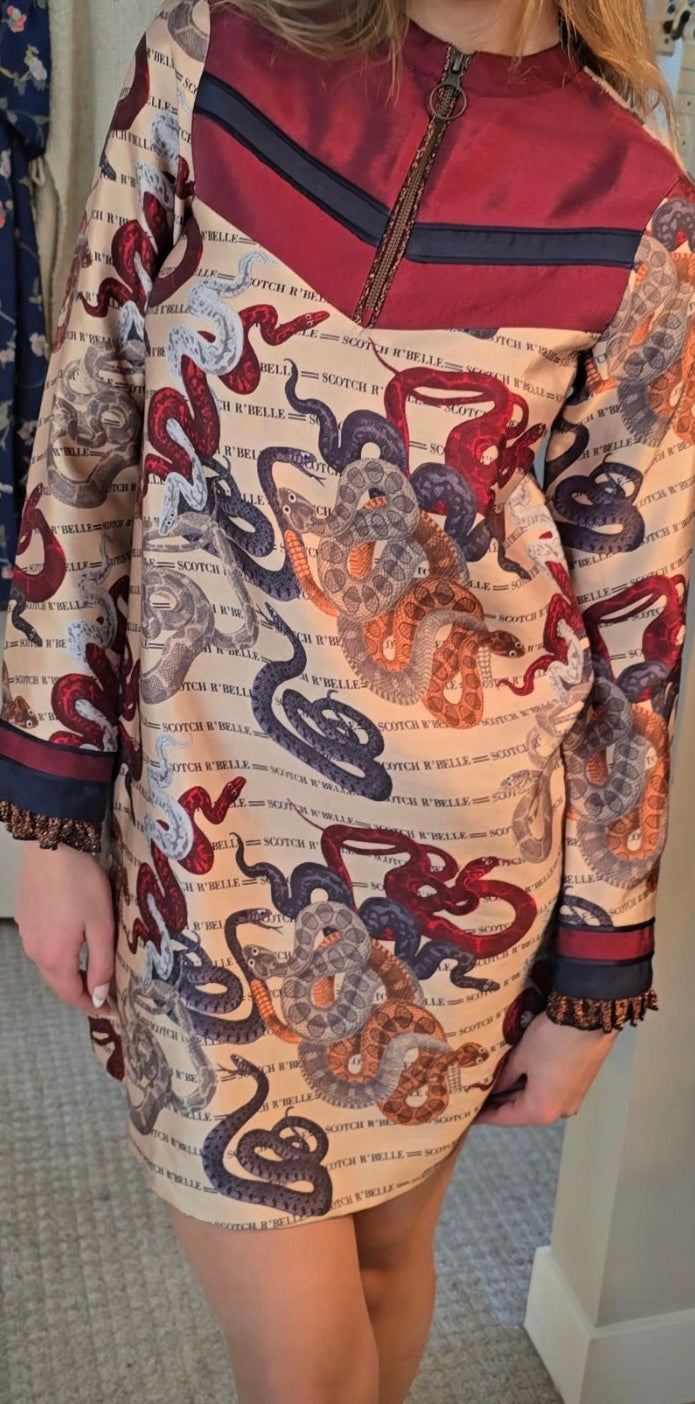 Scotch and soda Stargazer Snake Dress