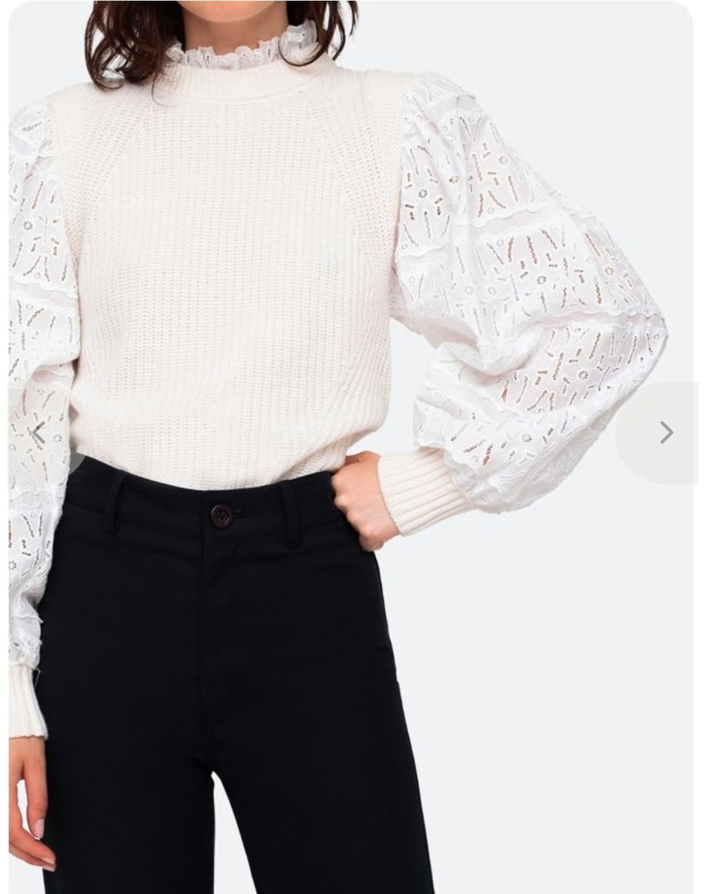 Sea New York Iris Combo Sweater