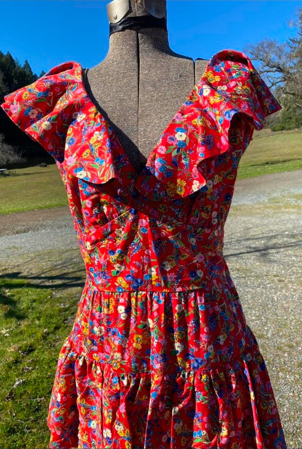 st. regis floral maxi dress