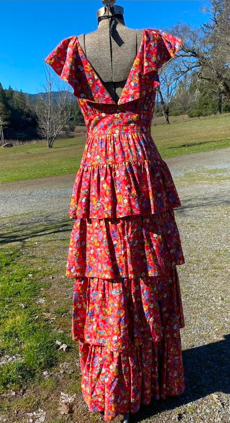 st. regis floral maxi dress