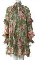 HEMANT AND NANDITA Neem Voluminous Mini Dress