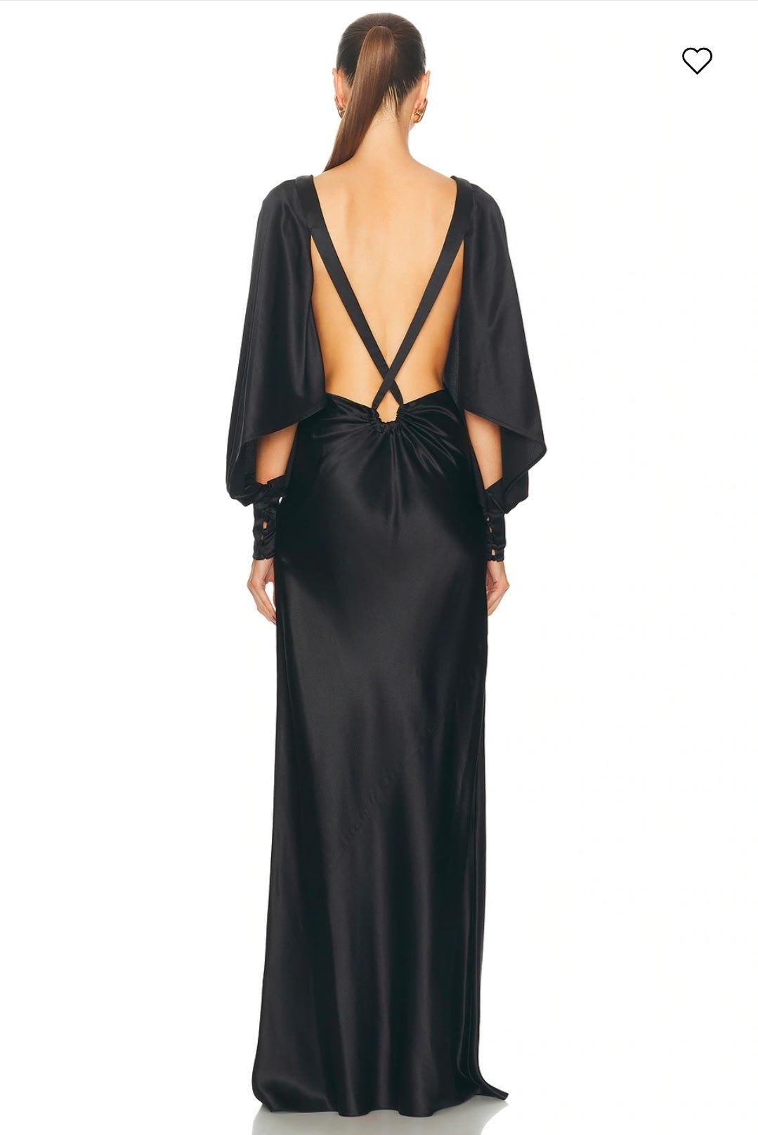 Saint Laurent V-neck Long Dress