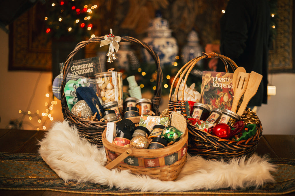 Medium One-Of-A-Kind Vintage Gift Basket