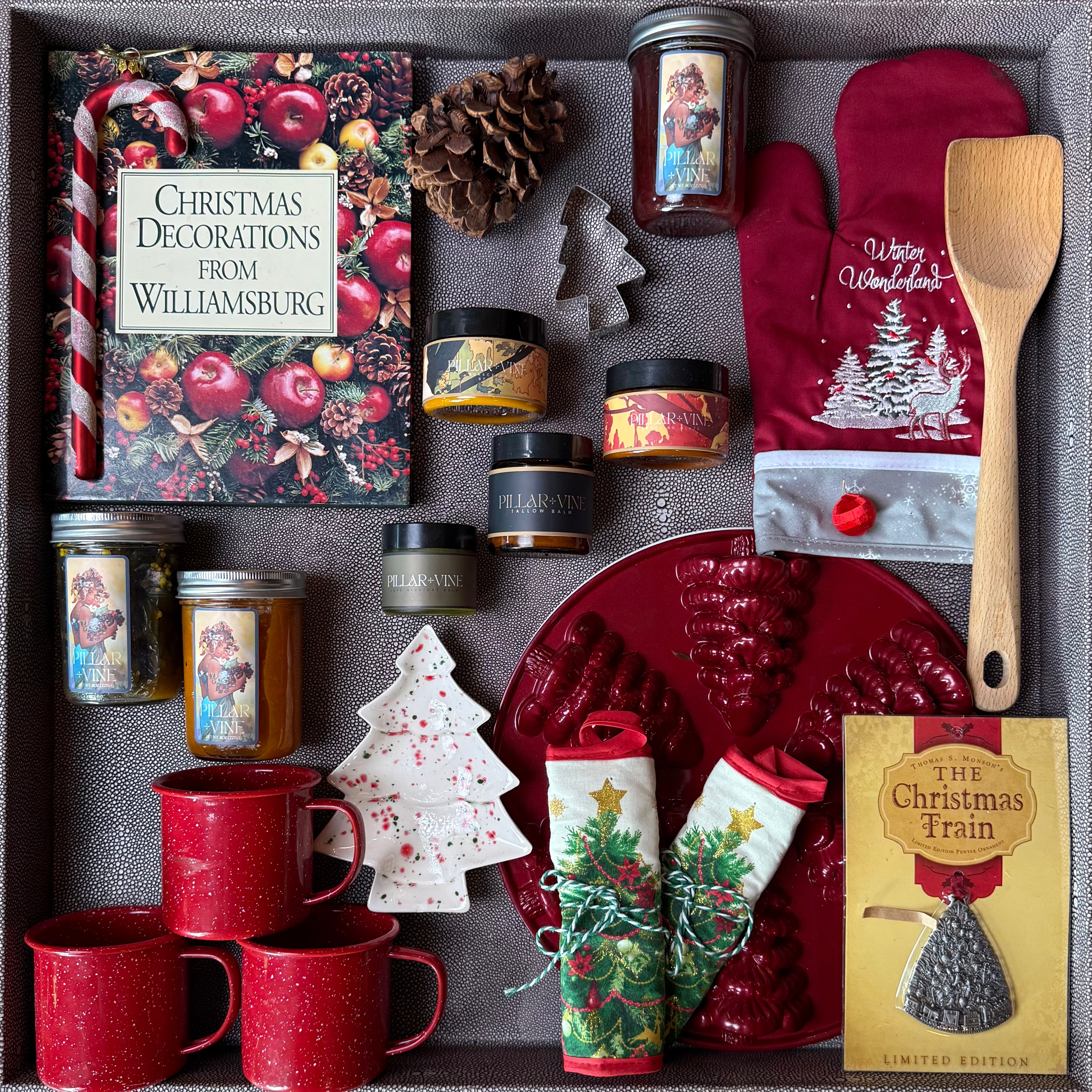 Large One-Of-A-Kind Vintage Basket Kit