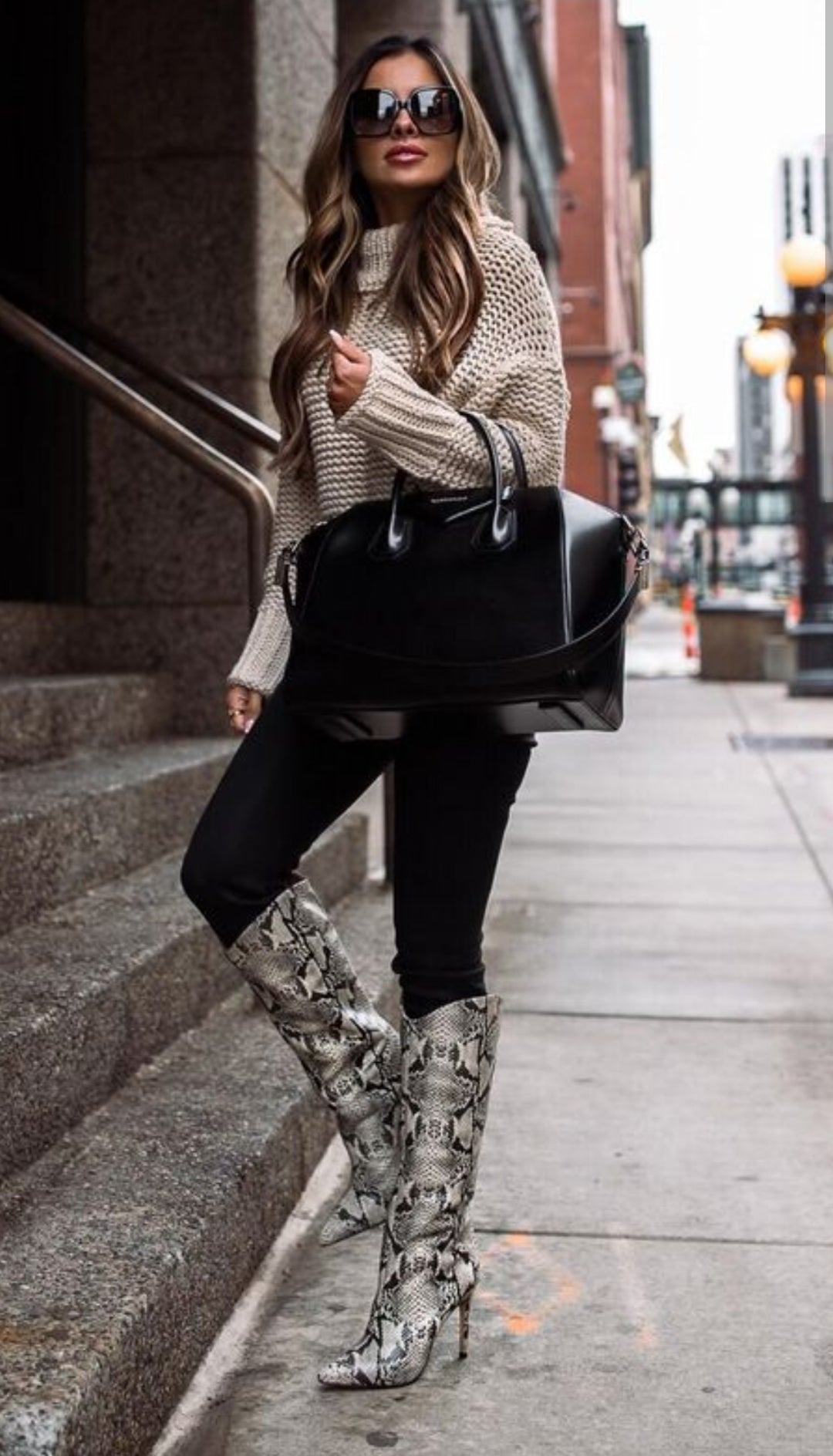 Schutz Maryana Snakeskin Boots