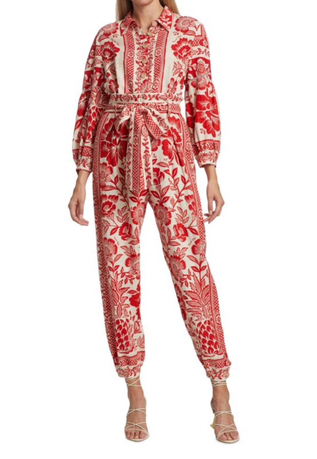 Farm Rio Pineapple Garden Jumpsuit