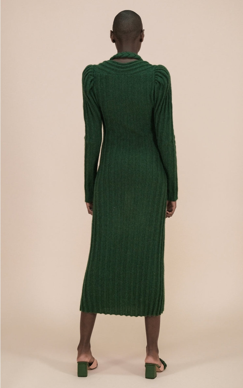 Johanna Ortiz Life Enigmas Alpaca-Knit Midi Dress
