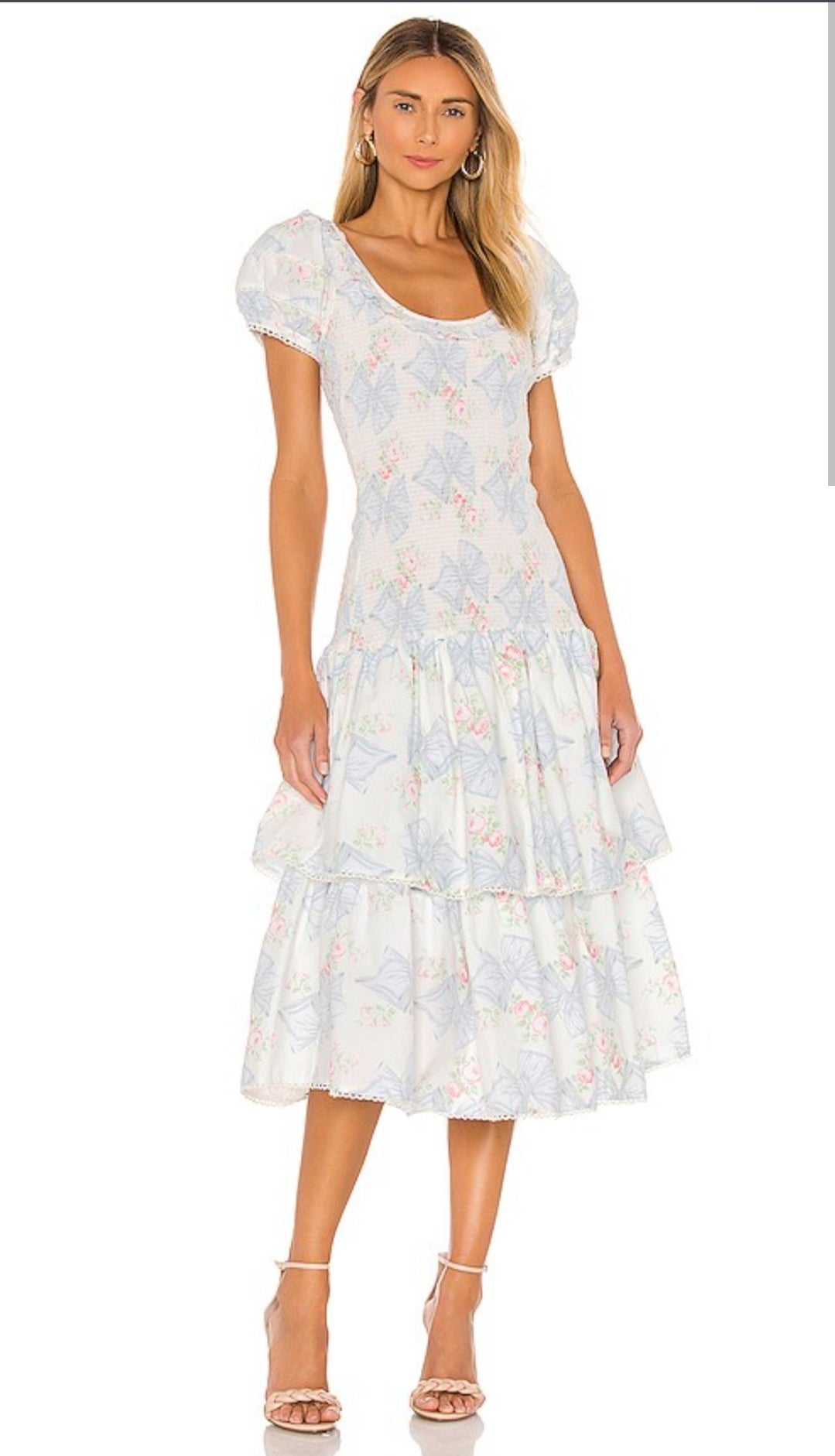 LOVESHACKFANCY Keaton floral cotton dress