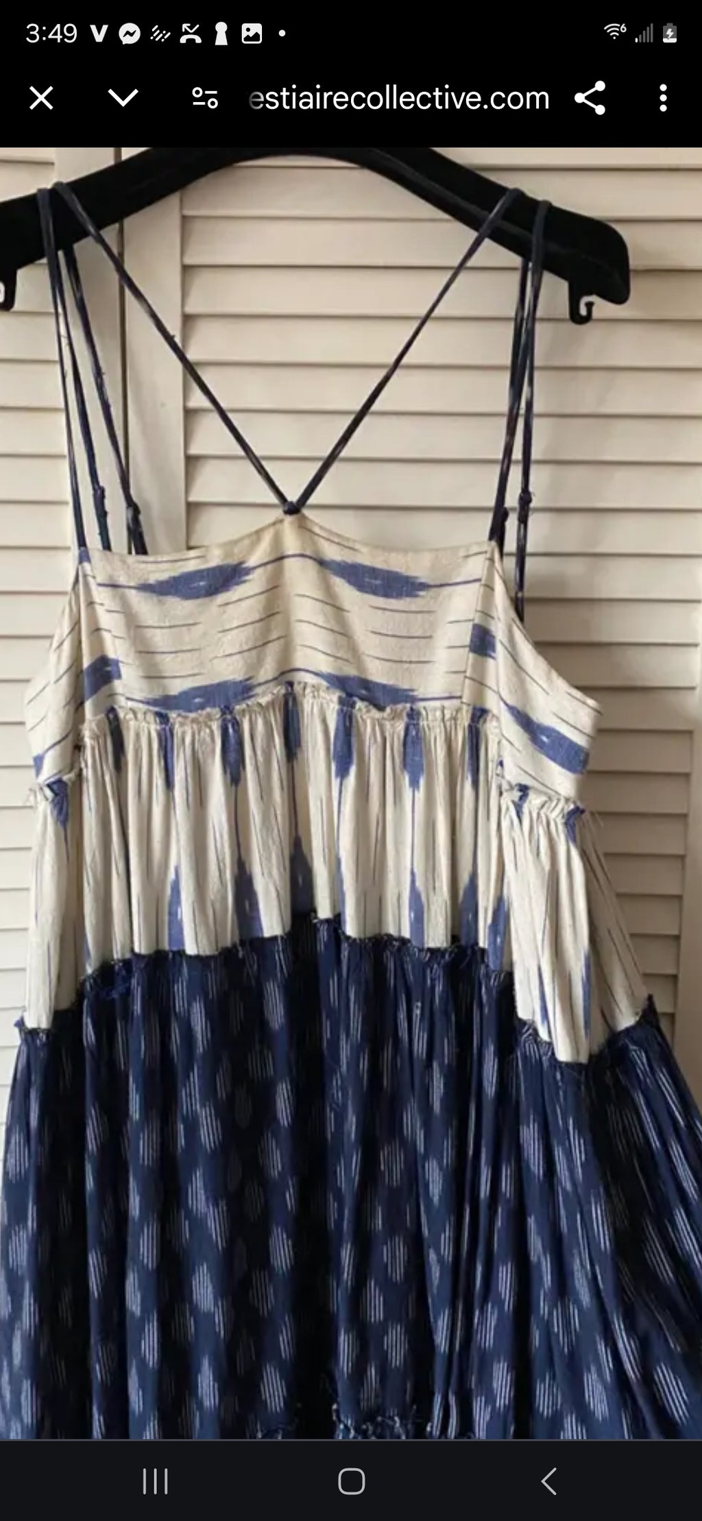 Free people boho batik dress