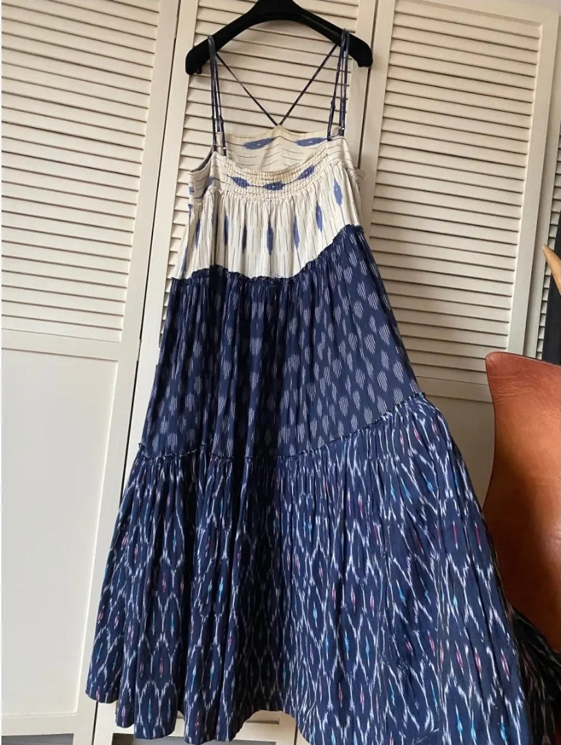 Free people boho batik dress