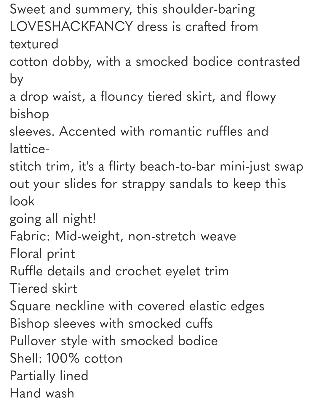 Loveshackfancy Raelynn Dress