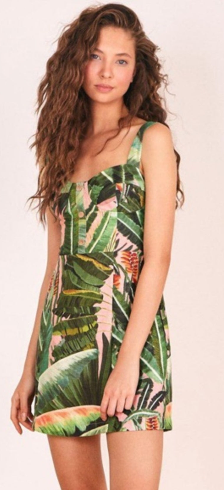 Farm Rio Amazonia Forest Mini Dress