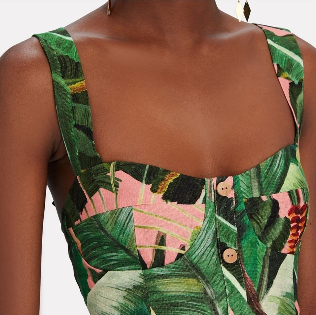 Farm Rio Amazonia Forest Mini Dress