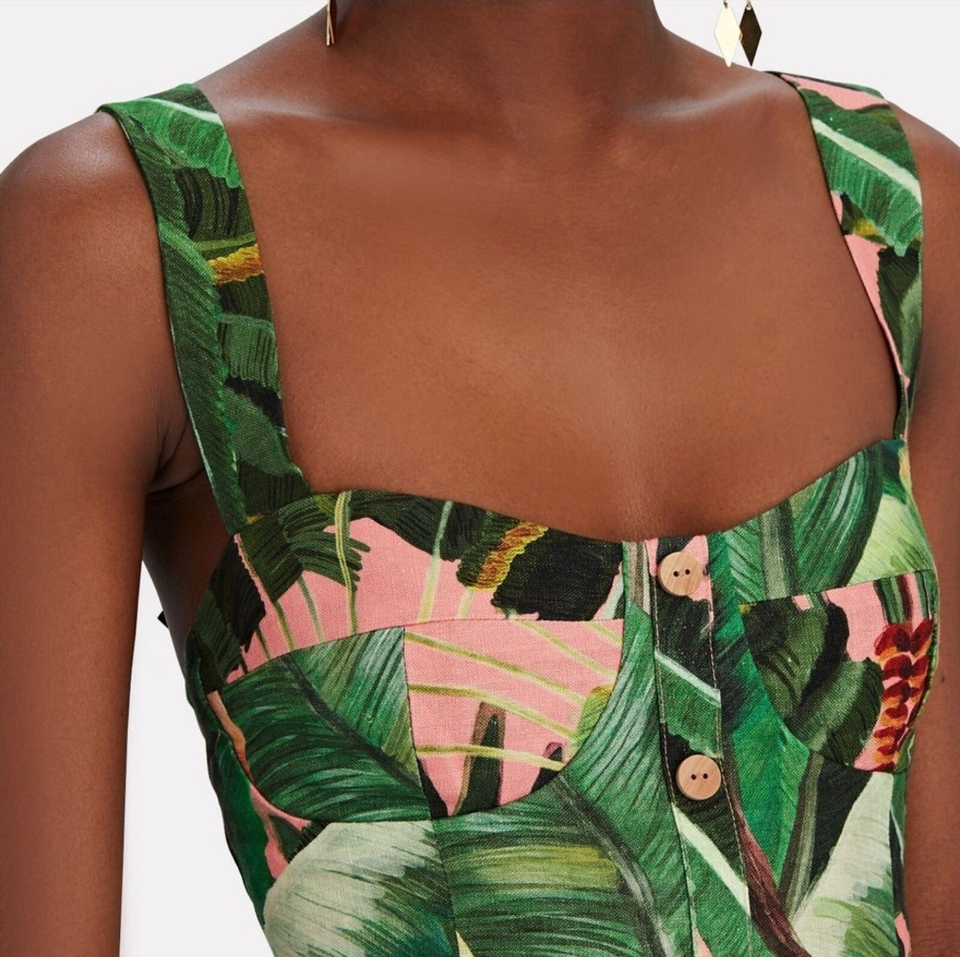 Farm Rio Amazonia Forest Mini Dress