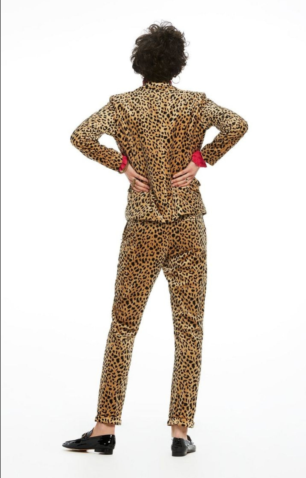 Scotch&Soda Leopard Velvet Pantsuit