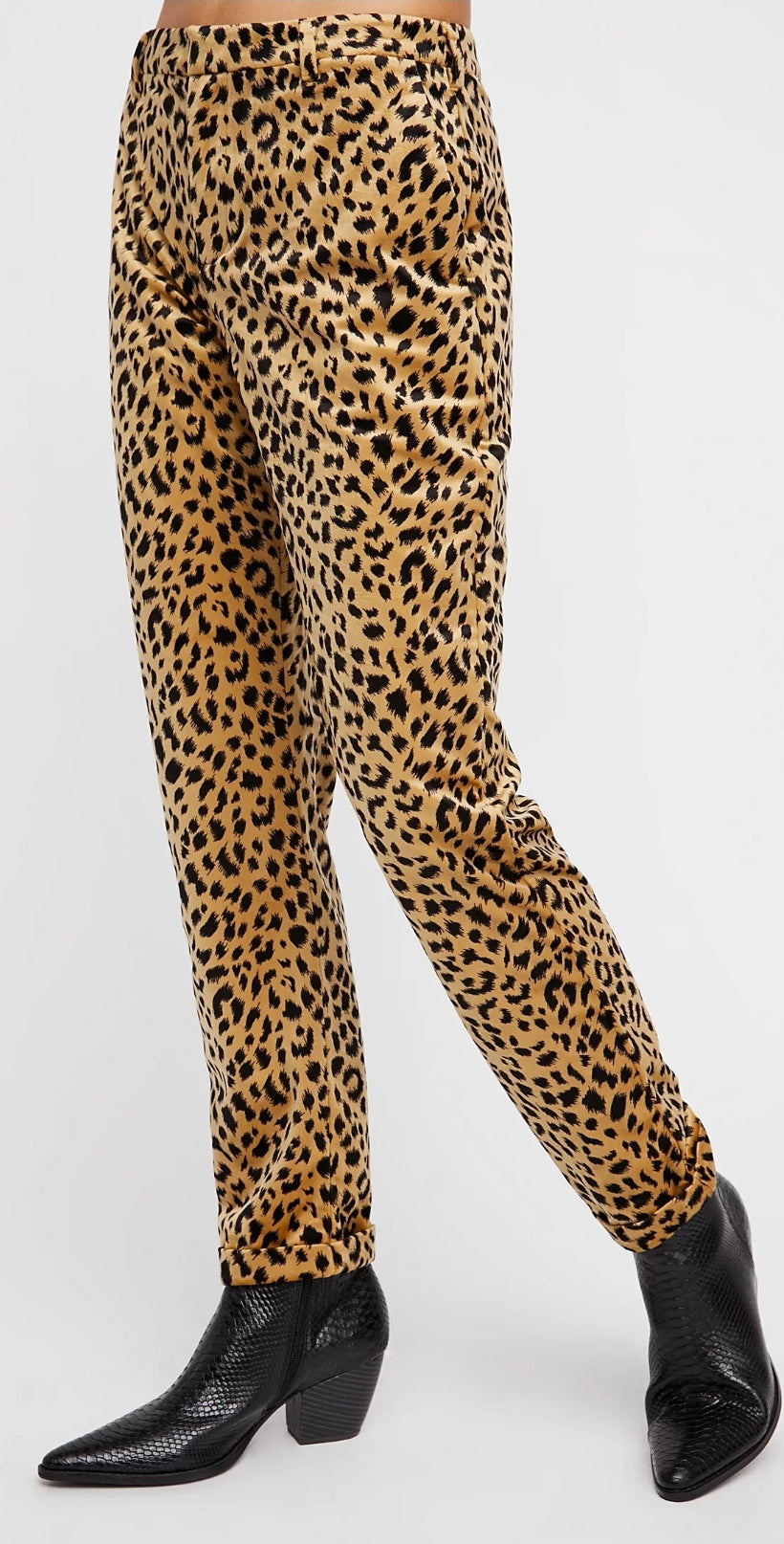 Scotch&Soda Leopard Velvet Pantsuit