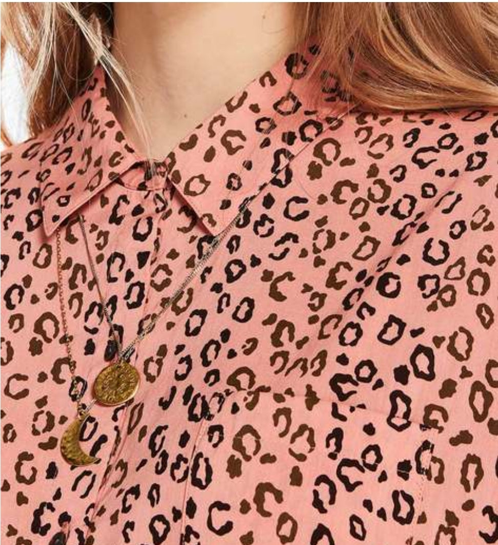 Scotch and Soda Animal Print Shirt