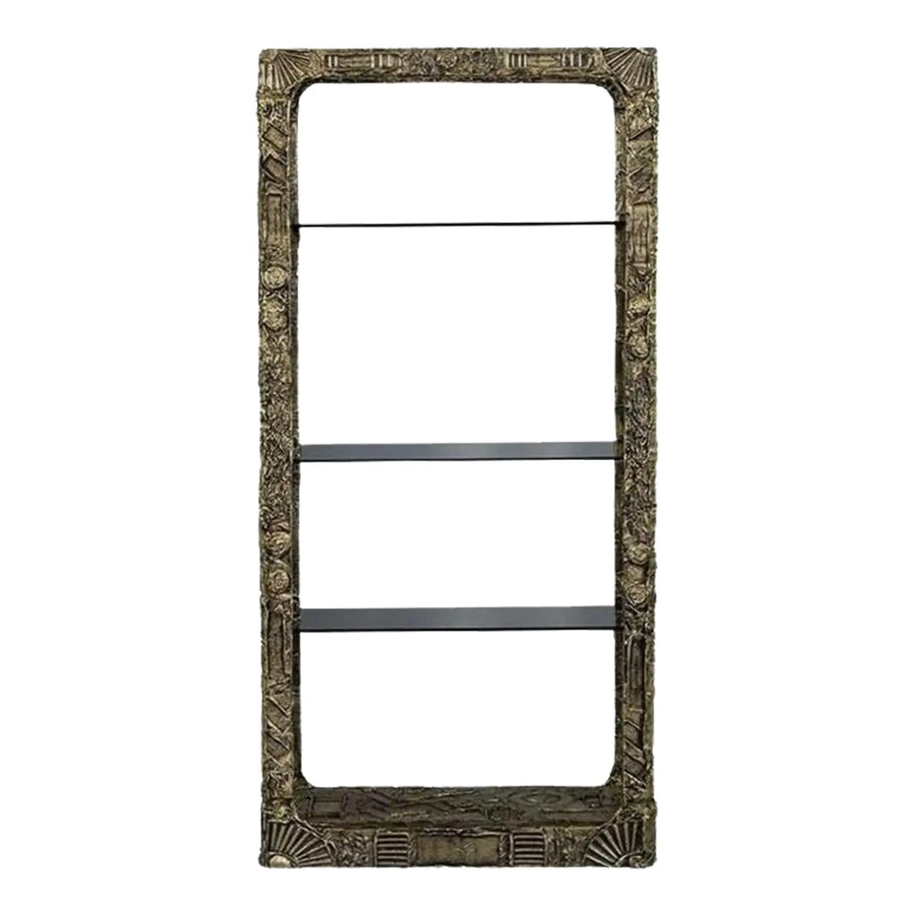 Brutalist Étagère by Adrian Pearsall c. 1960