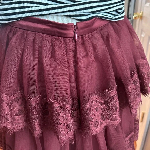 Rachel Parcell Cupcake layered midi skirt