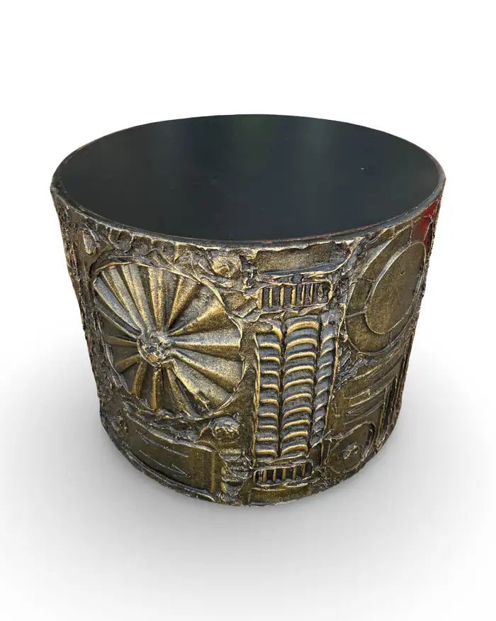 Adrian Pearsall Brutalist Drum Table (pair)