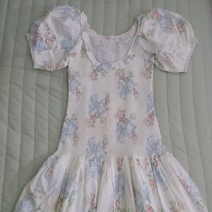 LOVESHACKFANCY Keaton floral cotton dress